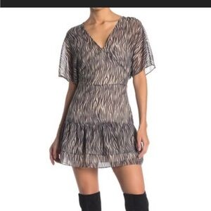 🆕All Saints>Marley Zebra Dress